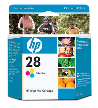 Genuine HP Inkjet Cartridge 28 Tri-color